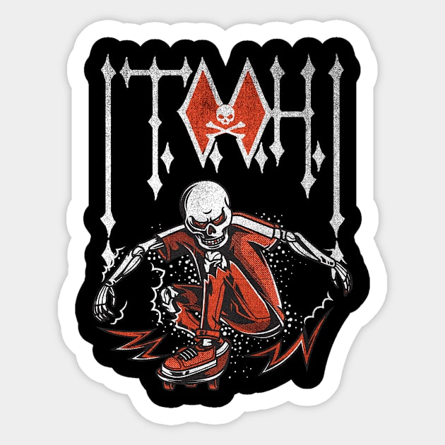 Order and Punishment !T.O.O.H.! Sticker by okefandi